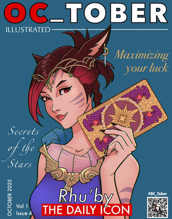 OC-tober art by @aerynnyx