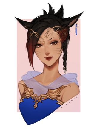 Sketchy comm by @minemir